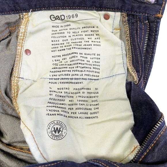 Gap Women's Mid Rise Straight Leg Bootcut Dark Wash 30x30 - Picture 8 of 10